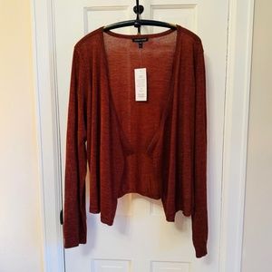 Eileen Fisher Royal Alpaca Cardigan (size XL)